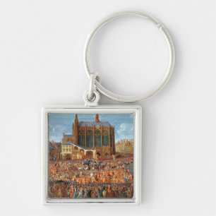 Porte-clés Le départ de Louis XV à