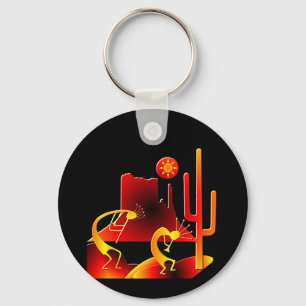 Porte-clés Le désert Kokopelli