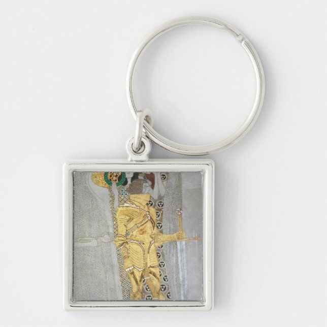 Porte-clés Le détail de chevalier de la frise de Beethoven (Devant)