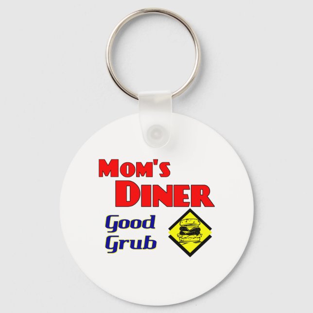 Porte-clés Le dîner de maman Good Grub Retro Restaurant (Recto)