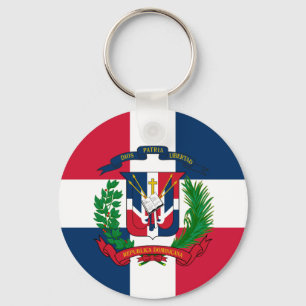 Porte-clés Le drapeau de la République Dominicaine