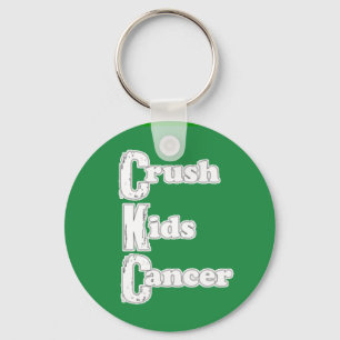 Porte-clés Le "écrasement porte - clé vert badine Cancer"