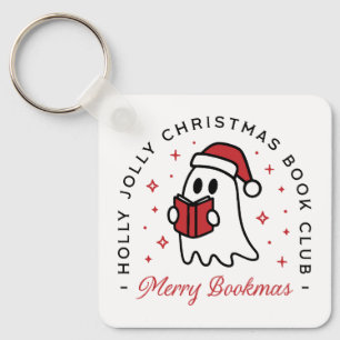 Porte-clés Le fantôme du club de livres de Noël préppent l'es