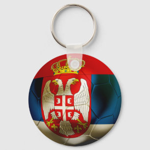Porte-clés Le football de la Serbie