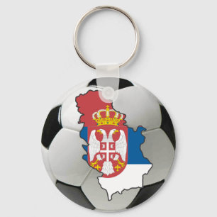 Porte-clés Le football de la Serbie