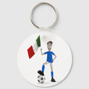 Porte-clés Le football de l'Italie