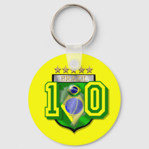 Porte-clés Le football du Brésil