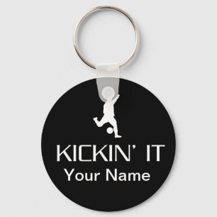 Porte-clés Le football Kickin il porte - clé