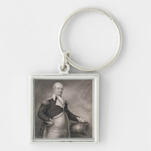 Porte-clés Le Général principal Henry Knox (1750-1806) grav