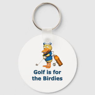 Porte-clés Le golf est pour les oiseaux