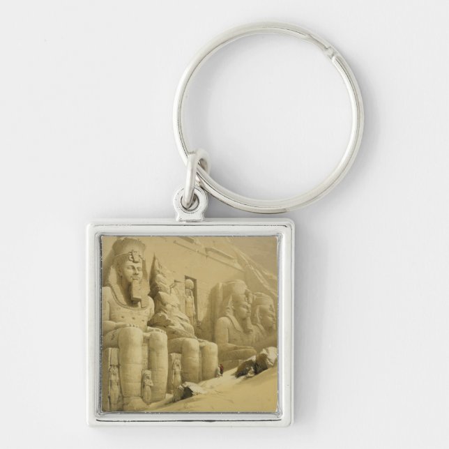 Porte-clés Le grand temple d'Abu Simbel, Nubia, de "Egypte (Devant)