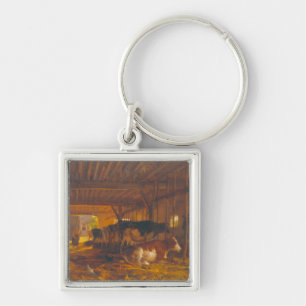 Porte-clés Le hangar de vache, 19ème siècle