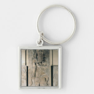 Porte-clés Le héros Gilgamesh tenant un lion