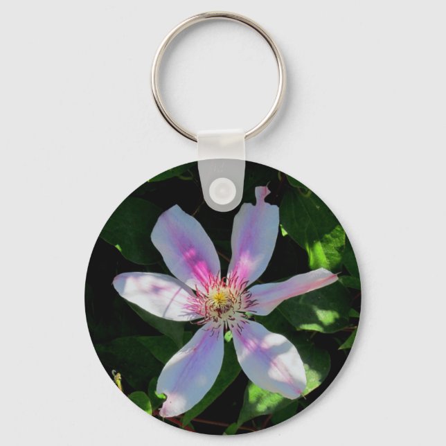 Porte-clés Le jardin aux fleurs de maman (Recto)