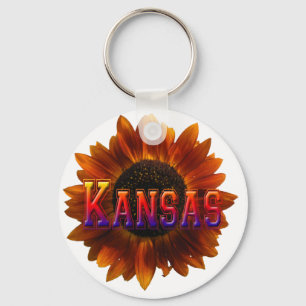 Porte-clés Le Kansas avec le tournesol