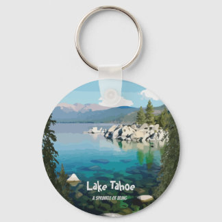 Porte-clés Le lac Tahoe Un parfum de bling California