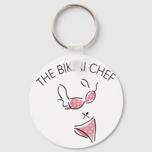 Porte-clés Le logo de chef de bikini