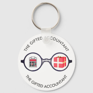 Porte-clés "Le logo du comptable doué"