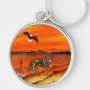 Porte-clés Le Loup du Désert