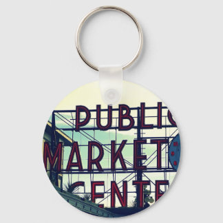 Porte-clés Le marché Pike Place de Seattle