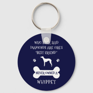 Porte-clés Le meilleur ami du chien Whippet