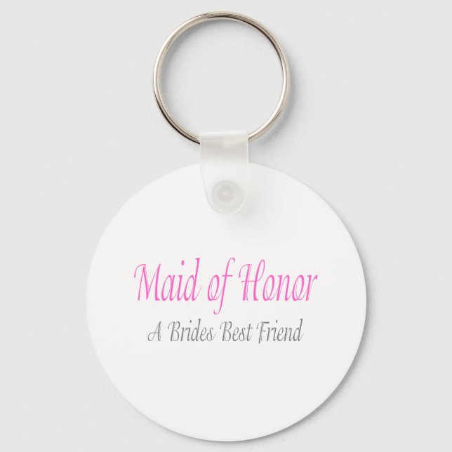 Porte-clés Le meilleur ami d'une mariée (Recto)