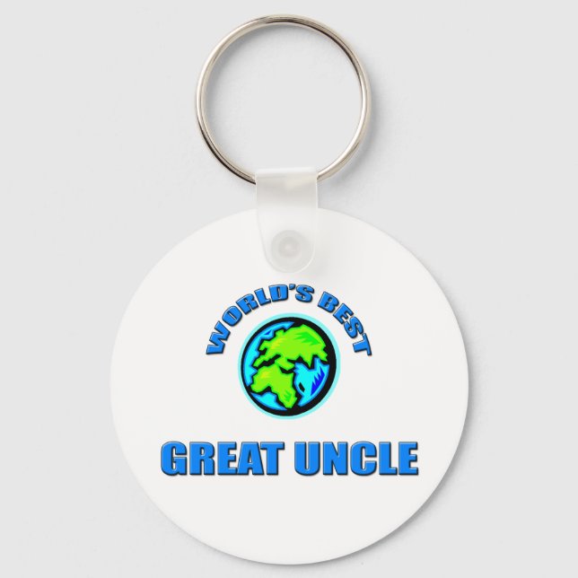 Porte-clés Le meilleur grand oncle du monde (Recto)