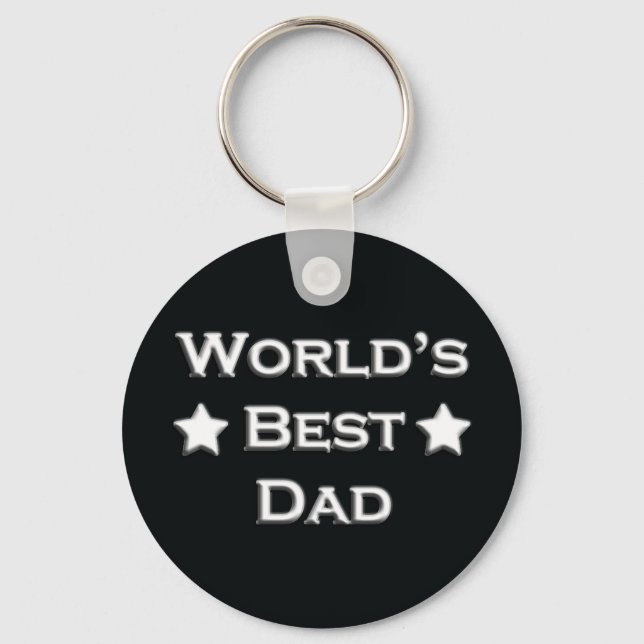 Porte-clés Le meilleur papa du monde (Recto)
