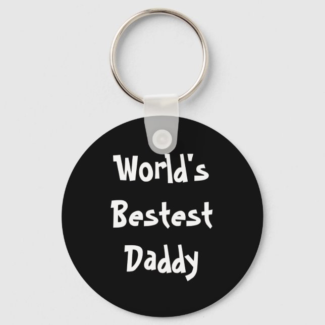 Porte-clés Le meilleur papa du monde (Recto)