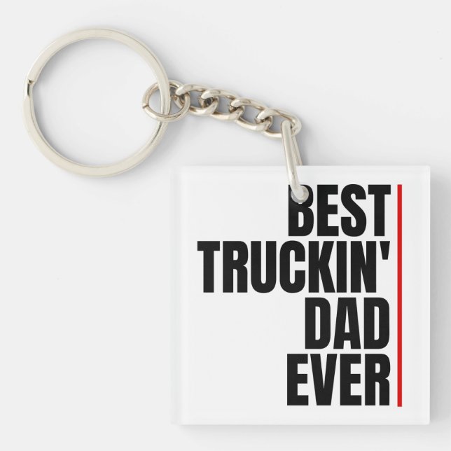 PORTE-CLÉS LE MEILLEUR PÈRE DE TRUCKIN (Devant)