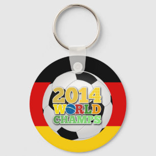 Porte-clés Le monde 2014 mâche la boule Allemagne