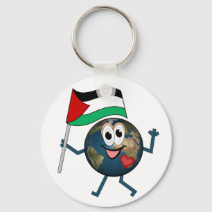 Porte-clés Le monde soutient l'État palestinien