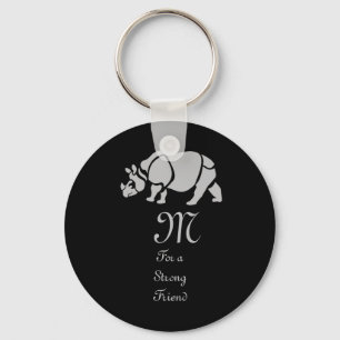 Porte-clés Le Monogramme Unicorn Rhino