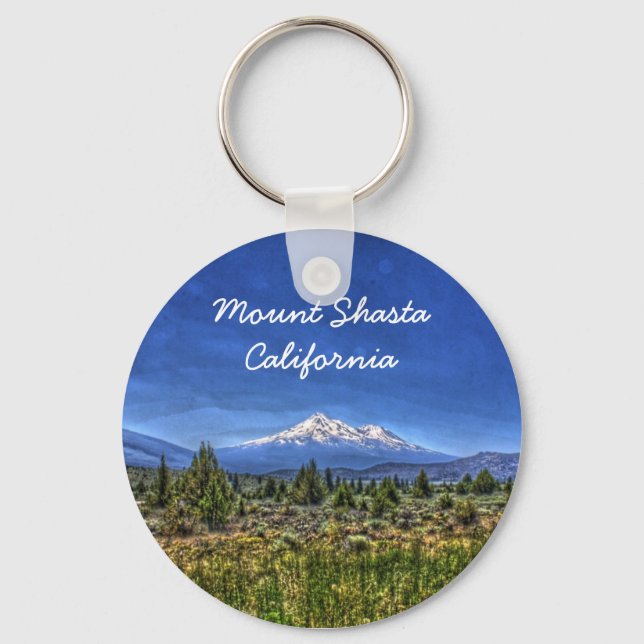 Porte-clés Le mont Shasta (Recto)