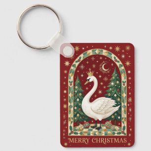 Porte-clés Le Noël du Cygne Souverain