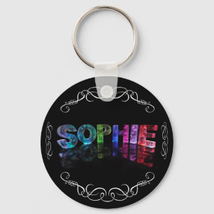 Porte-clés Le nom Sophie - Nom en lumières (Photographie)