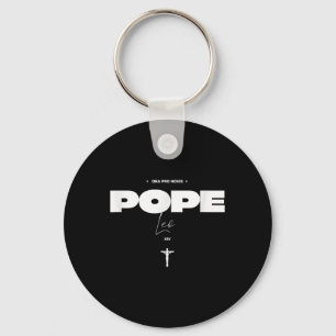 Porte-clés Le Pape catholique Leo Xiv - Religieux inspiré par