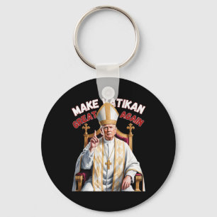 Porte-clés Le pape Trump et le président Trump