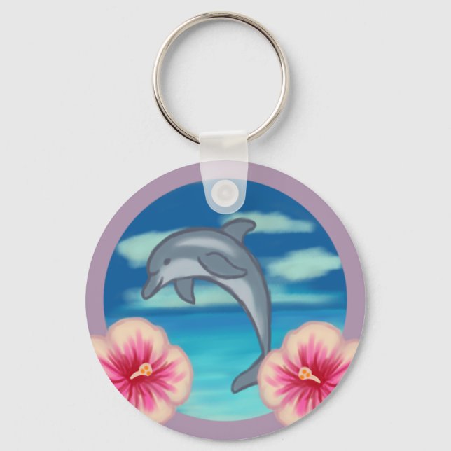 Porte-clés Le paradis des dauphins (Recto)