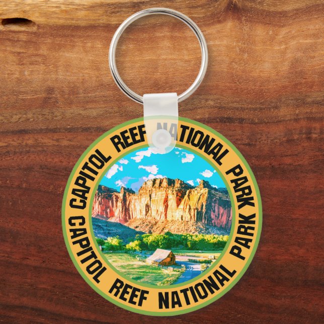 Porte-clés Le Parc national du Capitol Reef (Recto)