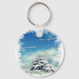 Porte-clés Le pays des merveilles d'hiver
