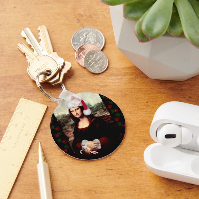Porte-clés Le Père Noël de Mona Lisa (Bureau)