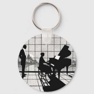 Porte-clés Le pianiste