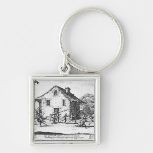 Porte-clés Le pillage d'une auberge