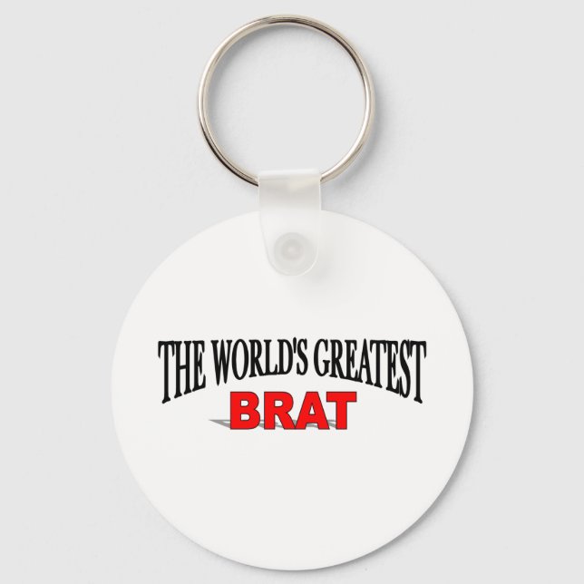 Porte-clés Le plus grand Brat du monde (Recto)