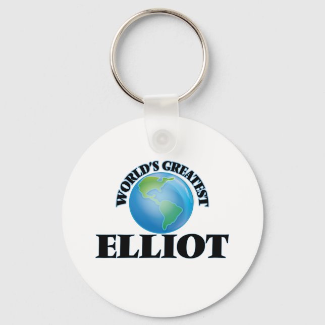Porte-clés Le plus grand Elliot du monde (Recto)