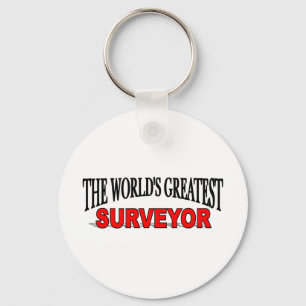 Porte-clés Le plus grand Surveyor du monde