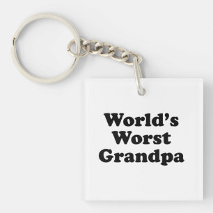 Porte-clés Le plus mauvais grand-papa du monde