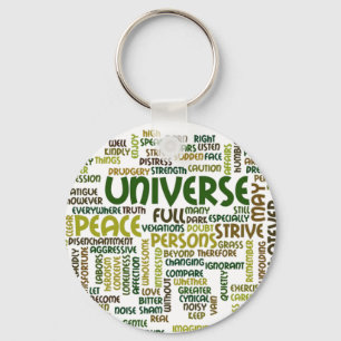 Porte-clés Le poème de motivation de desiderata exprime le