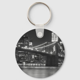 Porte-clés Le pont Brooklyn - noir et blanc
